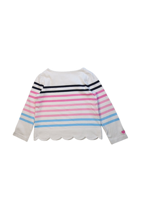 A Multicolour Long Sleeve Tops from Jacadi in size 4T for girl. (Back View)