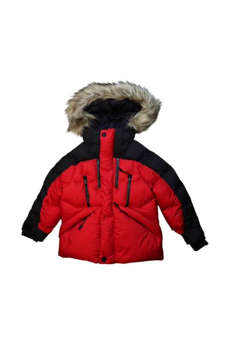 A Red Puffer/Quilted Coats & Outerwear from Polo Ralph Lauren in size 4T for boy. (Front View)