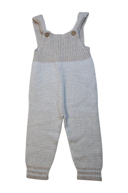 A Beige Long Overalls from Wedoble in size 6-12M for neutral. (Front View)
