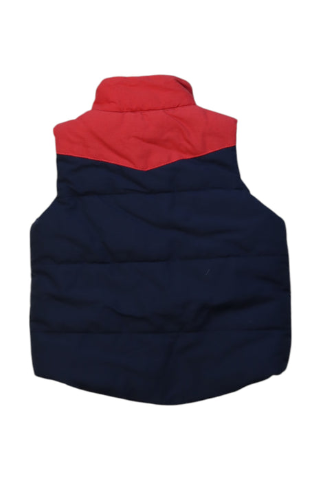 A Navy Outerwear Vests from Seed in size 6-12M for boy. (Back View)
