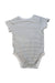 A White Short Sleeve Bodysuits from Mori in size 6-12M for neutral. (Back View)