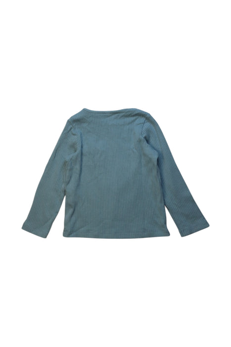 A Blue Long Sleeve T Shirts from Mori in size 6-12M for neutral. (Back View)