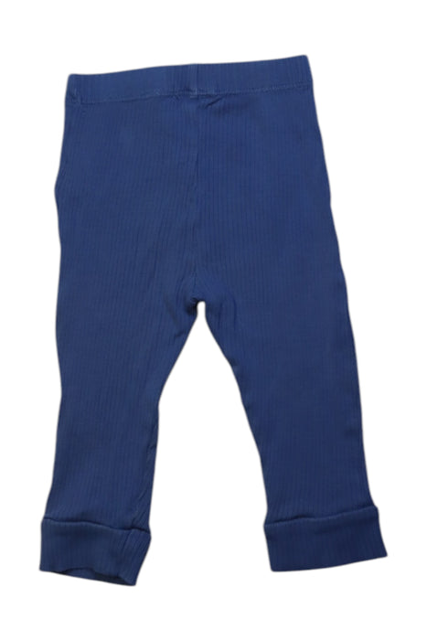 A Navy Sweatpants from purebaby in size 6-12M for neutral. (Back View)