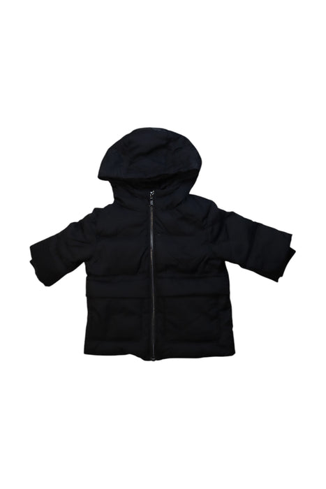 A Black Puffer/Quilted Coats & Outerwear from Emporio Armani in size 6T for boy. (Front View)