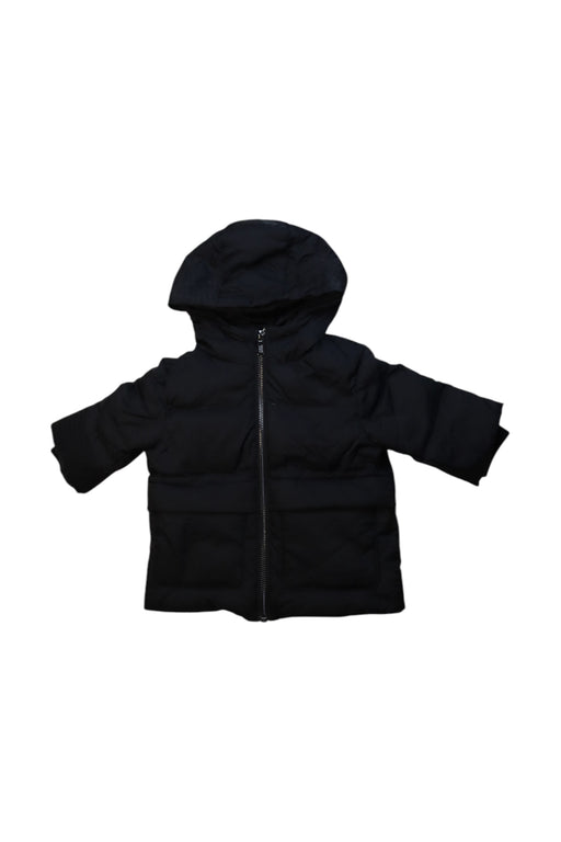 A Black Puffer/Quilted Coats & Outerwear from Emporio Armani in size 6T for boy. (Front View)
