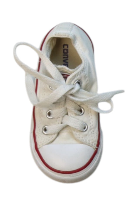 A White Sneakers from Converse in size 18-24M for neutral. (Front View)