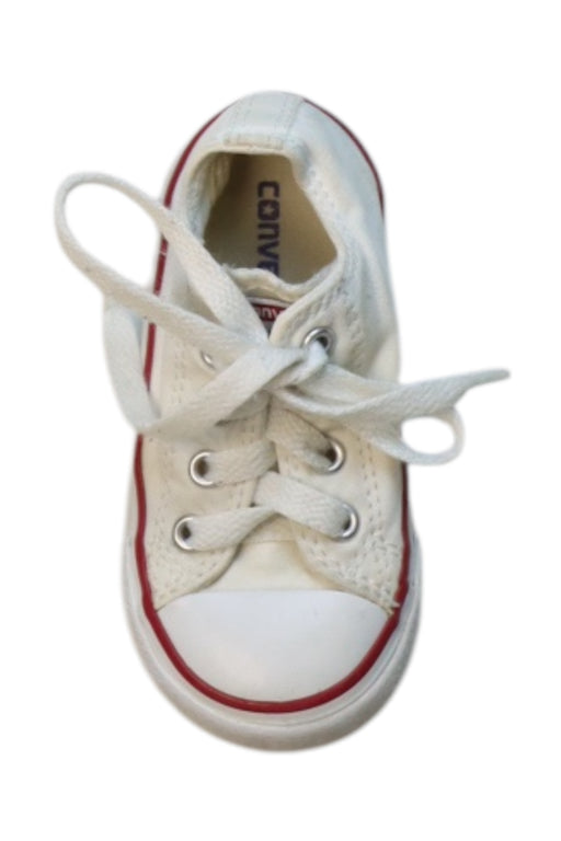 A White Sneakers from Converse in size 18-24M for neutral. (Front View)