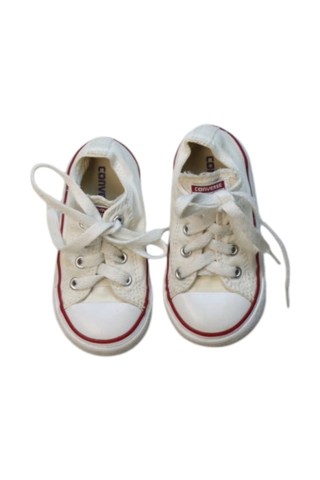 A White Sneakers from Converse in size 18-24M for neutral. (Back View)