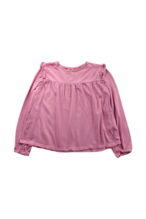 A Pink Long Sleeve Tops from Boden in size 5T for girl. (Front View)