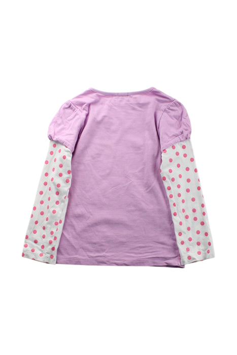 A Multicolour Long Sleeve Tops from Miki House in size 5T for girl. (Back View)