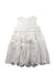 A White Sleeveless Dresses from Mamas & Papas in size 3T for girl. (Front View)