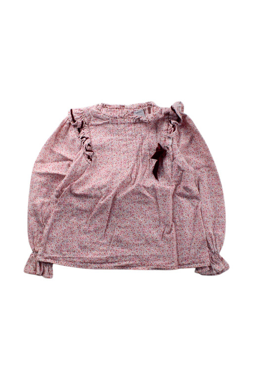 A Pink Long Sleeve Tops from Pepa London in size 6T for girl. (Front View)