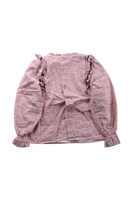 A Pink Long Sleeve Tops from Pepa London in size 6T for girl. (Back View)