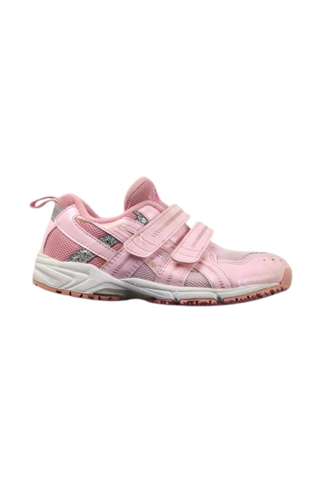 A Pink Sneakers from ASICS in size 5T for neutral. (Front View)
