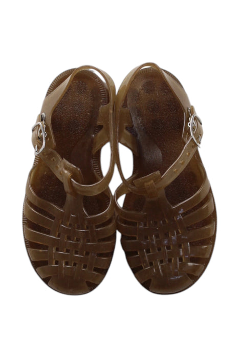 A Transparent Sandals from Meduse in size 5T for neutral. (Back View)