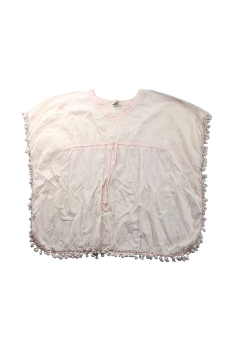 A White Cover Ups from BaeBeeBoo in size 3T for neutral. (Front View)