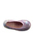 A Metallic Flats from Pretty Ballerinas in size 4T for girl. (Front View)