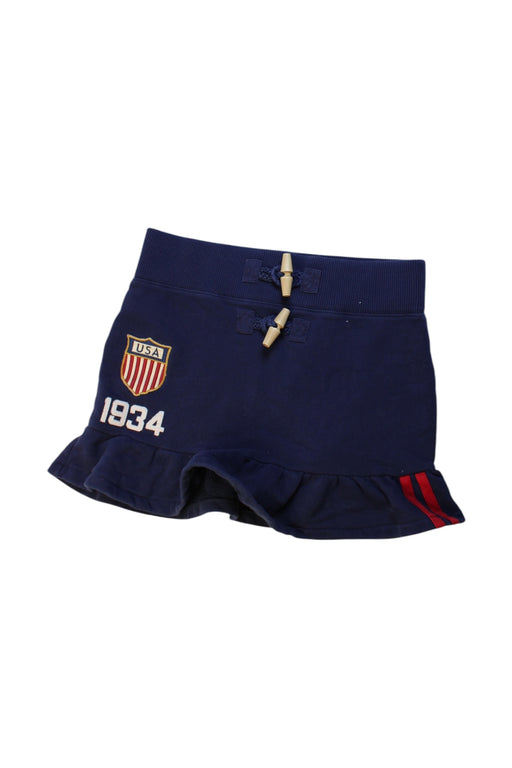 A Navy Skorts from Ralph Lauren in size 12Y for girl. (Front View)