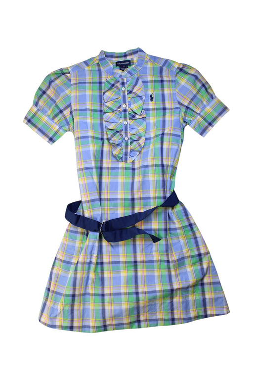 A Multicolour Short Sleeve Dresses from Ralph Lauren in size 14Y for girl. (Front View)