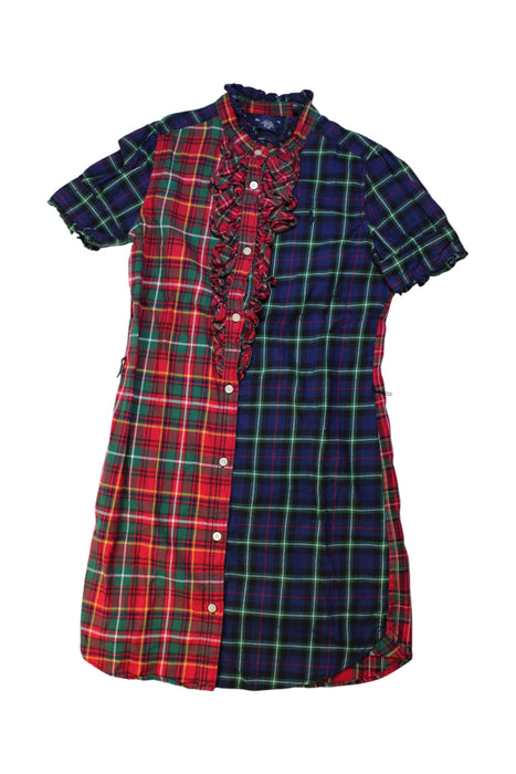 A Multicolour Short Sleeve Dresses from Ralph Lauren in size 12Y for girl. (Front View)