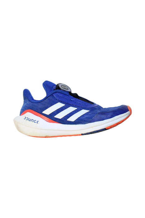 A Blue Sneakers from Adidas in size 5T for boy. (Front View)