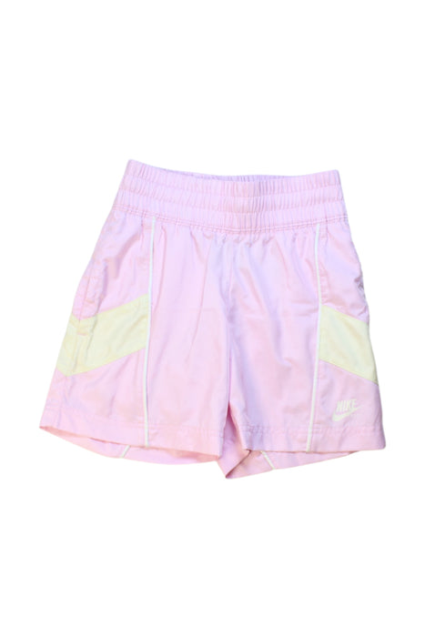 A Pink Shorts from Nike in size 8Y for girl. (Front View)