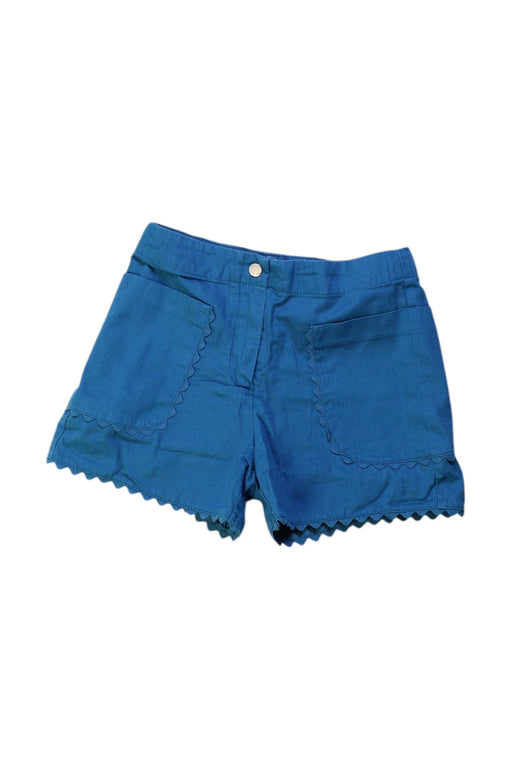 A Blue Shorts from Jacadi in size 6T for girl. (Front View)
