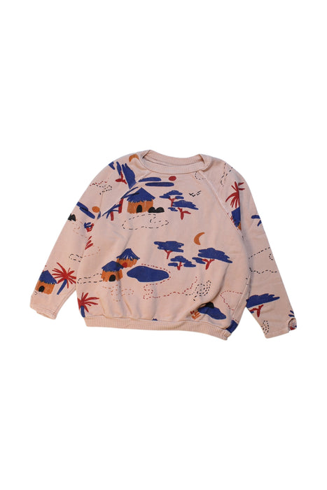 A Multicolour Crewneck Sweatshirts from Bobo Choses in size 4T for girl. (Front View)