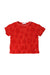 A Red Short Sleeve Tops from Sonia Rykiel in size 6T for girl. (Front View)