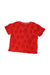 A Red Short Sleeve Tops from Sonia Rykiel in size 6T for girl. (Back View)