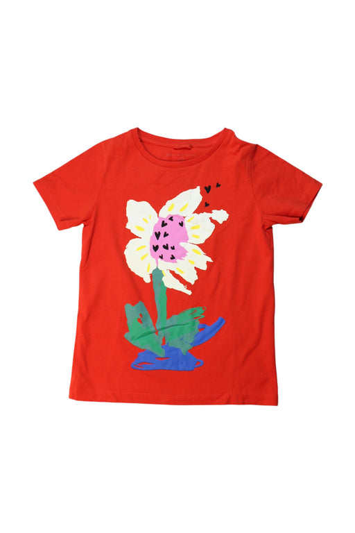 A Red Short Sleeve T Shirts from Stella McCartney in size 5T for girl. (Front View)