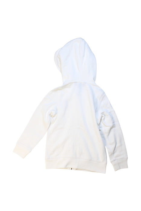 A White Zippered Sweatshirts from Polo Ralph Lauren in size 5T for boy. (Back View)