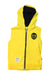 A Yellow Outerwear Vests from Nununu in size 4T for boy. (Front View)