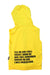 A Yellow Outerwear Vests from Nununu in size 4T for boy. (Back View)