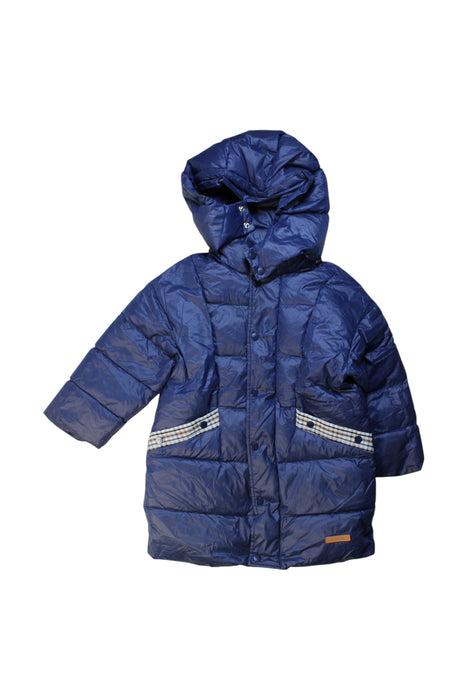 A Blue Puffer/Quilted Coats & Outerwear from Gannino d'Angelo in size 4T for boy. (Front View)