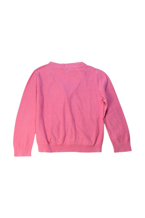 A Pink Cardigans from Bonpoint in size 6T for girl. (Back View)