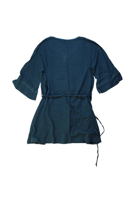 A Teal Cover Ups from Juliet & the Band in size 8Y for girl. (Back View)