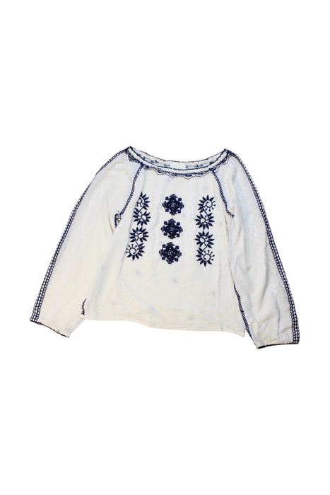 A White Long Sleeve Tops from Hartford in size 8Y for girl. (Front View)