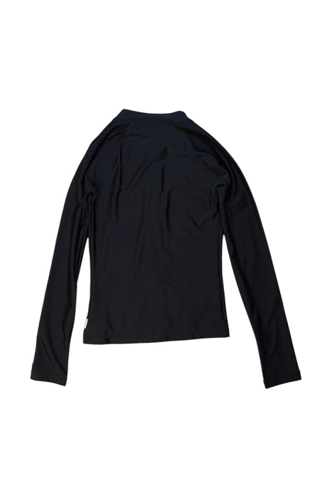 A Black Rash Guards from Seafolly in size 8Y for girl. (Back View)