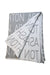 A Grey Blankets from TinyBitz in size O/S for neutral. (Back View)