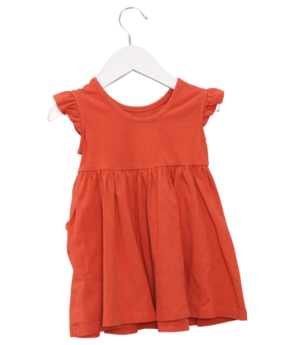 A Orange Sleeveless Dresses from Hanna Andersson in size 18-24M for girl. (Back View)