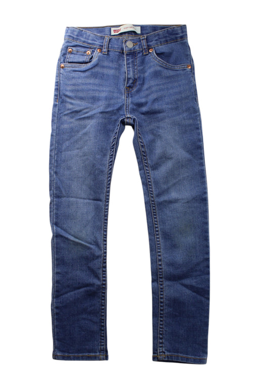 A Blue Jeans from Levi's in size 8Y for boy. (Front View)