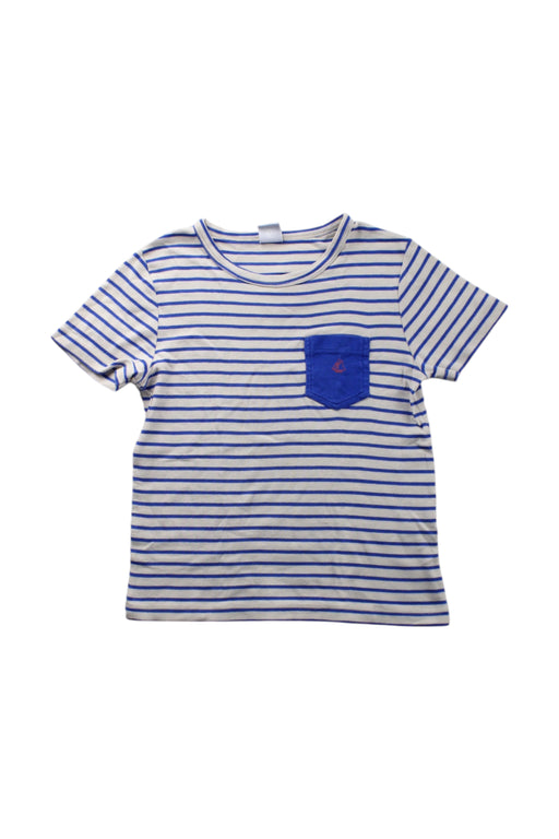 A White Short Sleeve T Shirts from Petit Bateau in size 6T for neutral. (Front View)