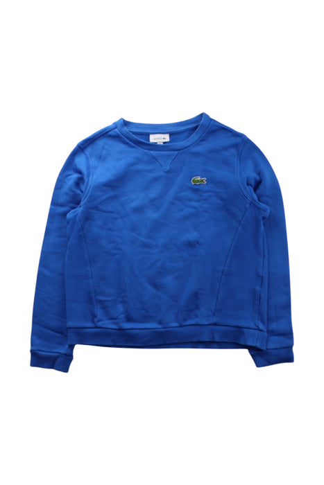 A Blue Crewneck Sweatshirts from Lacoste in size 10Y for neutral. (Front View)