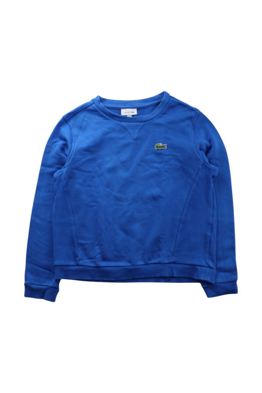 A Blue Crewneck Sweatshirts from Lacoste in size 10Y for neutral. (Front View)