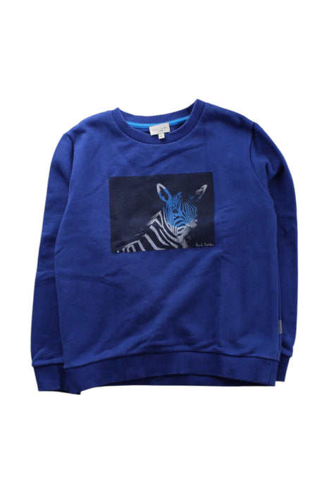 A Blue Sweatshirts from Paul Smith in size 6T for neutral. (Front View)