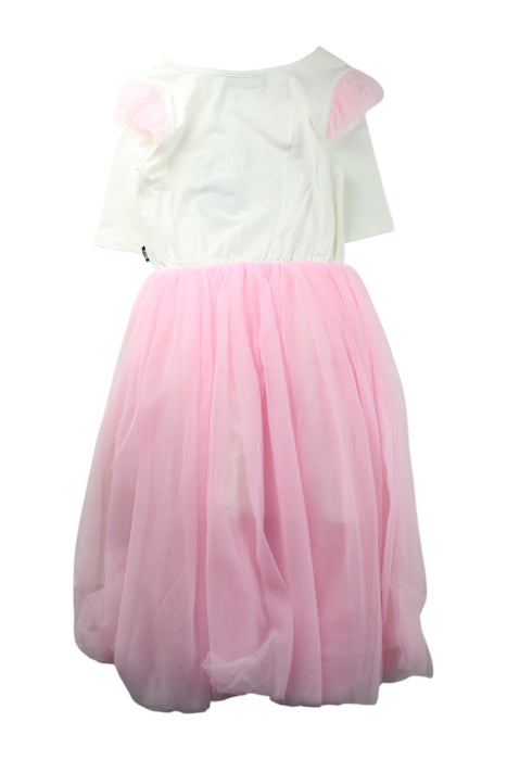 A Pink Long Sleeve Dresses from Rock Your Kid in size 7Y for girl. (Back View)