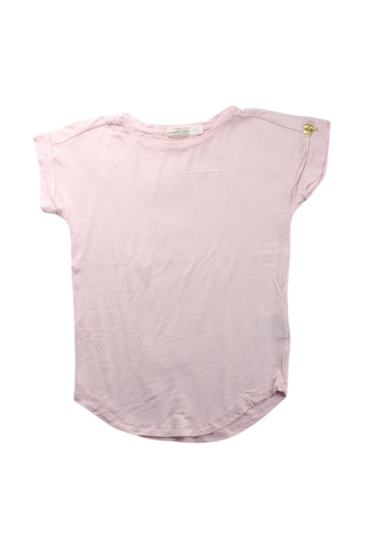 A Pink Short Sleeve T Shirts from Angel's Face in size 5T for girl. (Front View)