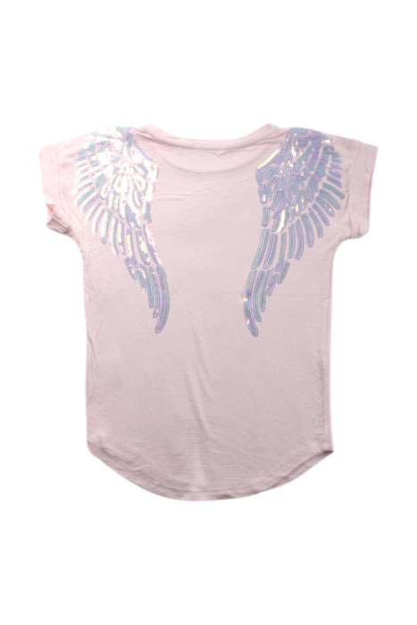 A Pink Short Sleeve T Shirts from Angel's Face in size 5T for girl. (Back View)