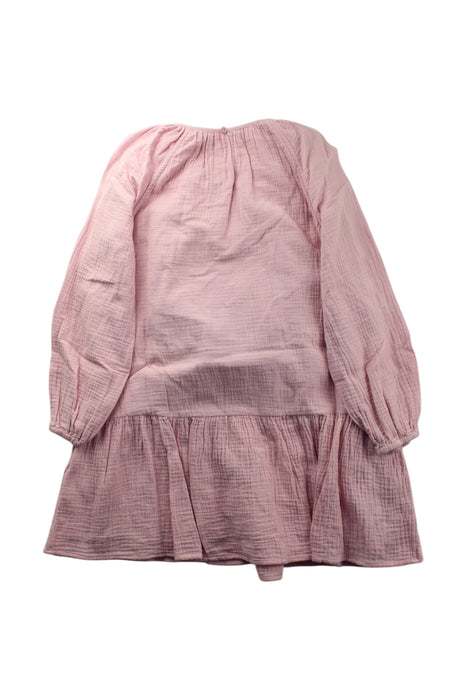 A Pink Long Sleeve Dresses from Country Road in size 6T for girl. (Back View)